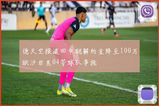 德天空报道田中聪解约金降至100万欧沙尔克04等球队争抢