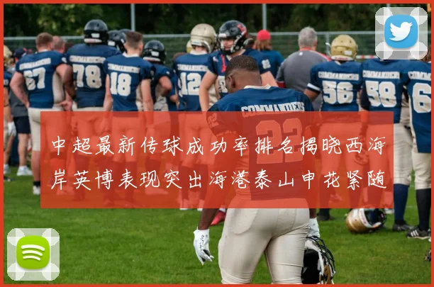 中超最新传球成功率排名揭晓西海岸英博表现突出海港泰山申花紧随其后